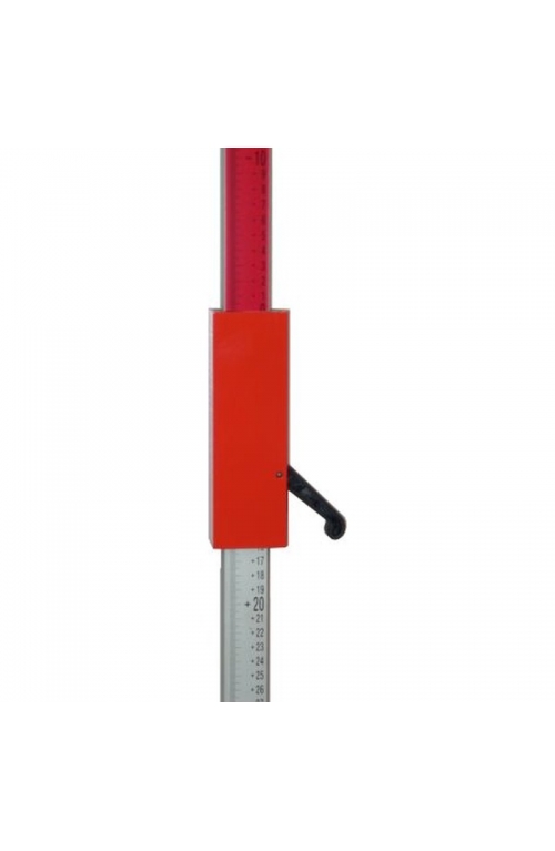 Nestle - Aliuminė kartelė lazeriniams nivelyrams kasti/pilti 130-242cm su slankiojančiu laikikliu